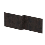 Modern Splash 1700mm L-Shaped Metallic Slate MFC Shower Bath Panel With Plinth