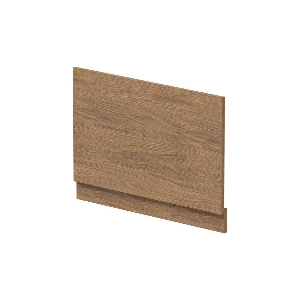 800mm Antique Oak MFC Woodgrain End Bath Panel