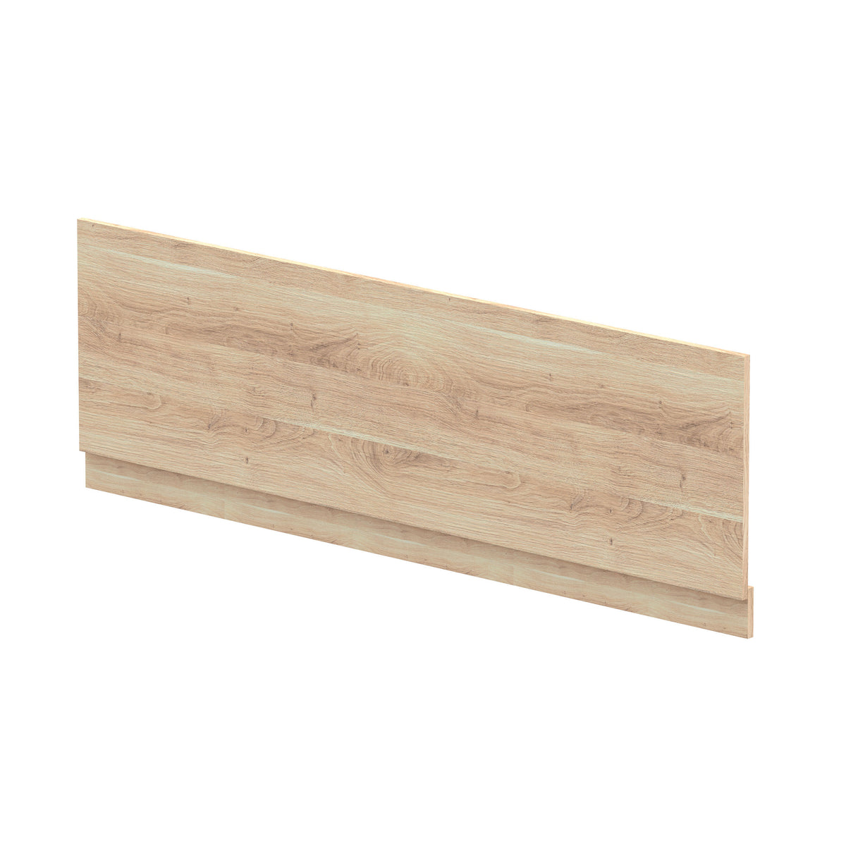 1700mm Bleached Oak MFC Woodgrain Front Bath Panel
