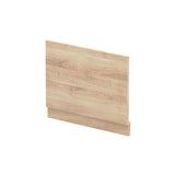 750mm Bleached Oak MFC Woodgrain End Bath Panel