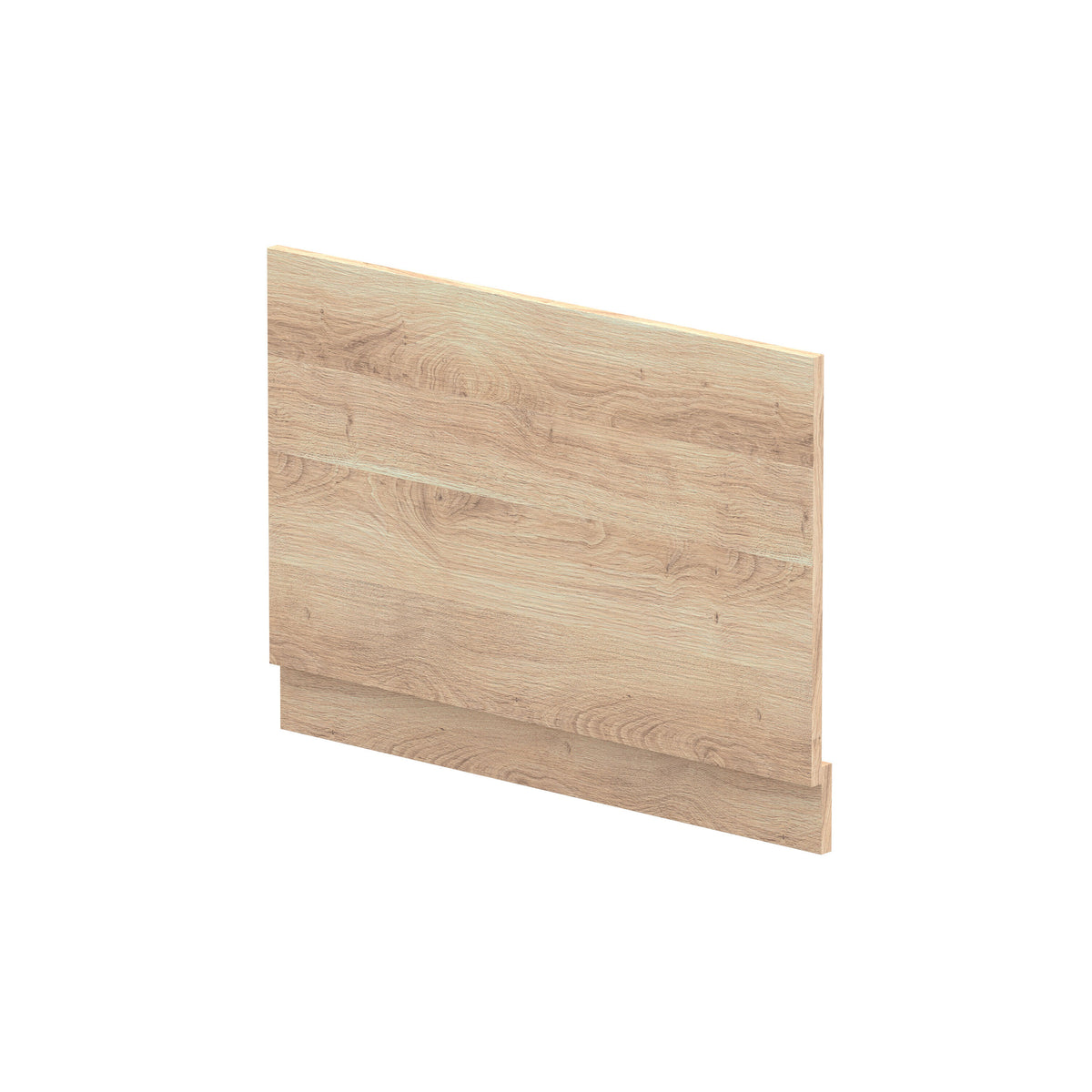 800mm Bleached Oak MFC Woodgrain End Bath Panel