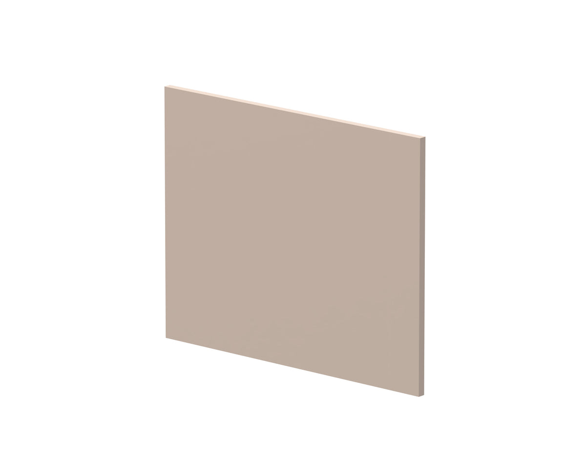 Modern Splash 680 x 18mm Square Soft Linen MFC Smooth Matt Shower Bath End Panel
