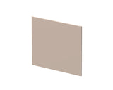 Modern Splash 680 x 18mm Square Soft Linen MFC Smooth Matt Shower Bath End Panel