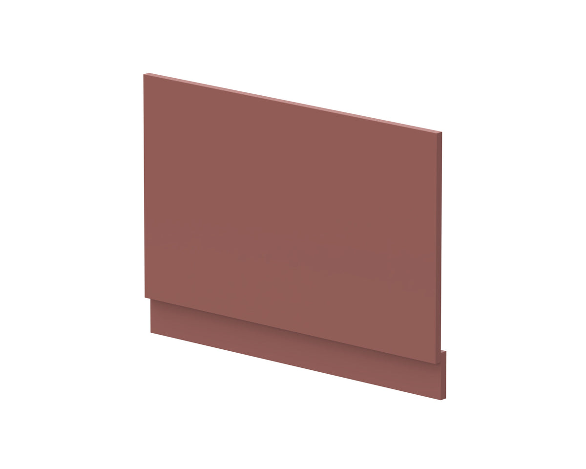 Modern Splash 800mm Smoked Red MFC Smooth Matt End Bath Panel