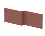 Modern Splash 1700mm Square Smoked Red MFC Smooth Matt Shower Bath Front Panel