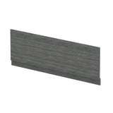 Modern Splash 1700mm Anthracite Woodgrain MFC Front Bath Panel With Plinth