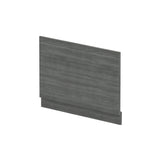 800mm Anthracite Woodgrain MFC End Bath Panel With Plinth