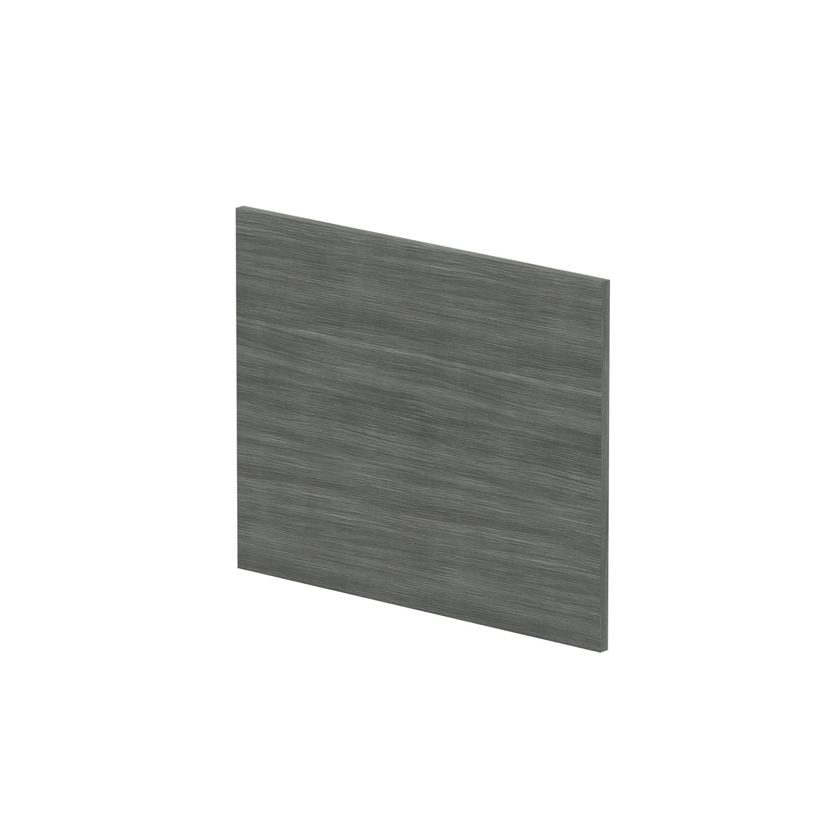 Modern Splash 700mm L-Shape Square Anthracite Woodgrain MFC Shower Bath End Panel