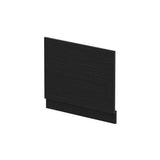 Modern Splash 700mm Charcoal Black MFC Woodgrain End Bath Panel With Plinth