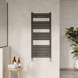 Modern Splash Anthracite  1150mm x 500mm  Vertical Ladder Rail