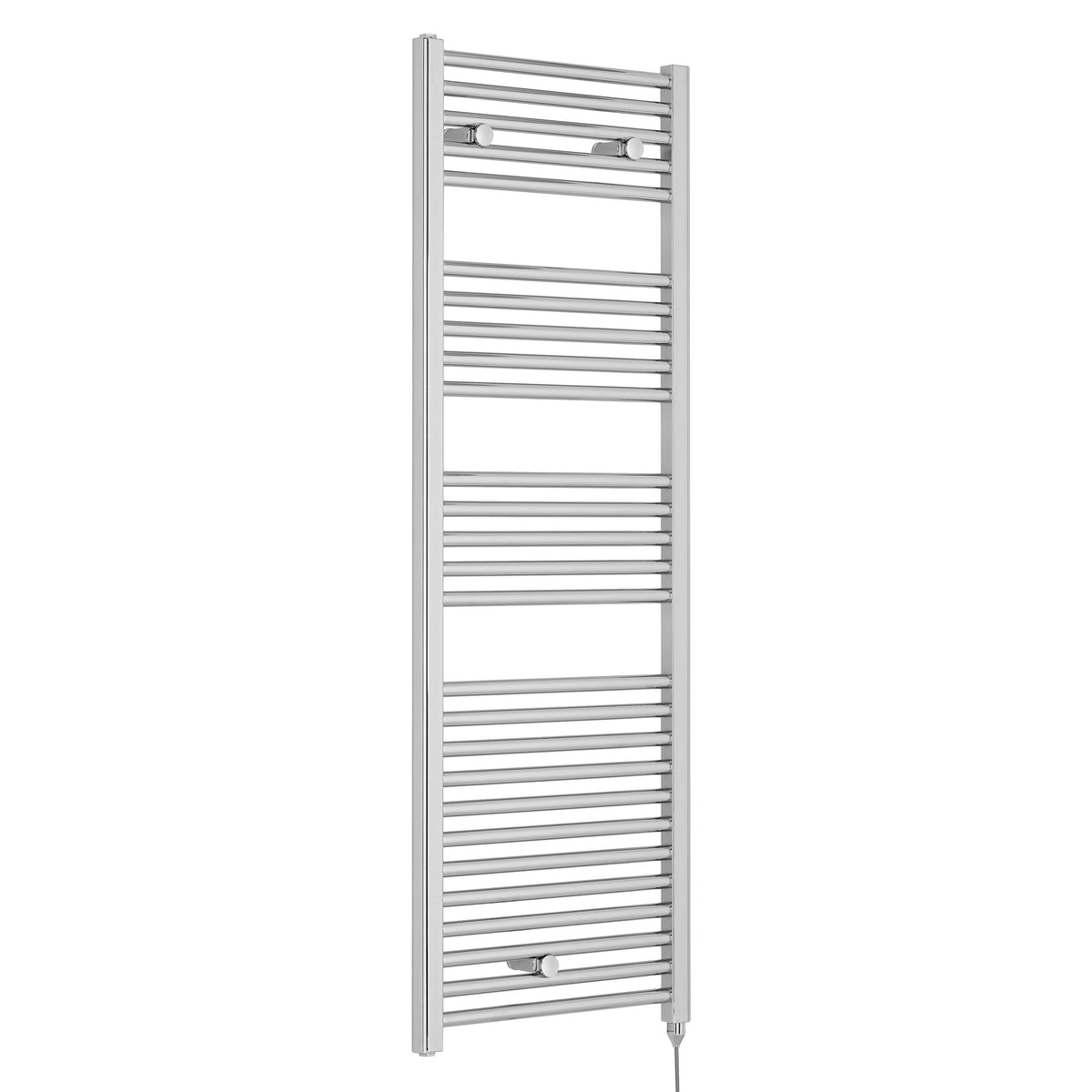 Modern Splash Chrome 1375mm x 480mm Vertical Electric Heated Towel Rail