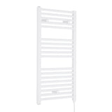 Modern Splash White 920mm x 480mm Vertical Electric Heated Towel Rail