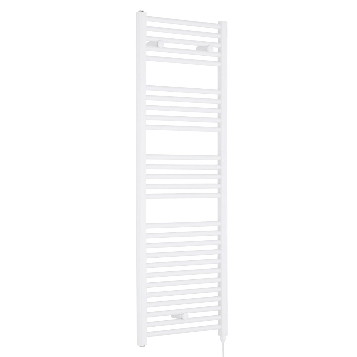 Modern Splash White 1375mm x 480mm Vertical Electric Heated Towel Rail