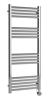 Modern Splash Chrome 1200mm x 500mm Vertical Electric Heated Towel Rail