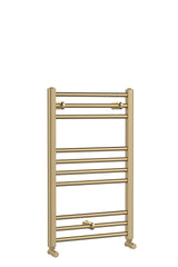 Lorica Brushed Brass 800mm x 500mm Vertical Single Panel Radiator