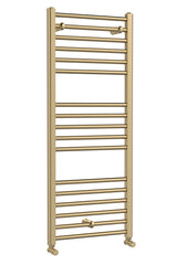 Lorica Brushed Brass 1200mm x 500mm Vertical Single Panel Radiator