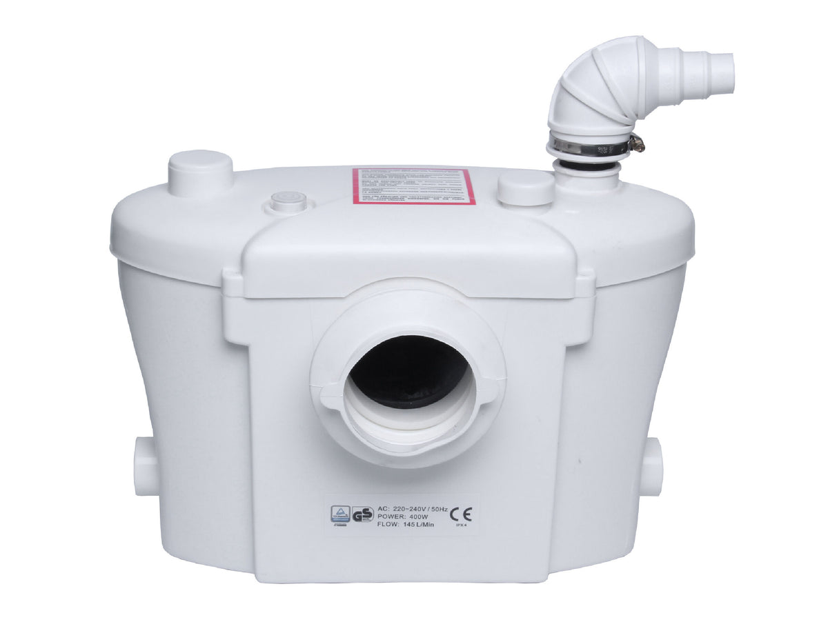 Modern Splash  White 400W 4 Inlet Macerator Pump System