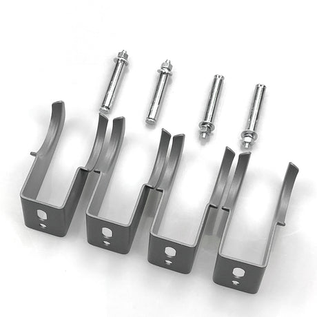 Modern Splash Cast Iron Black Radiator Installation Brackets