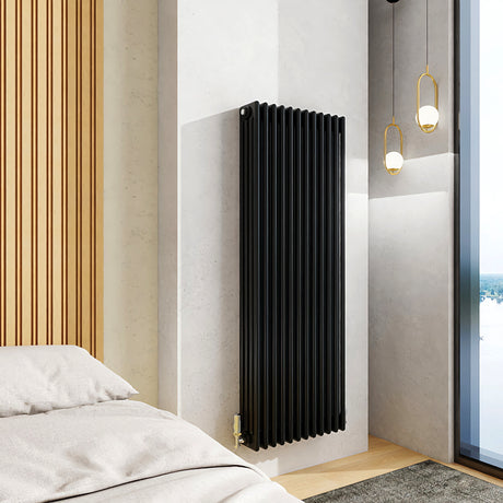 Modern Splash Cast Iron Black Radiator-CIR15-12-4K
