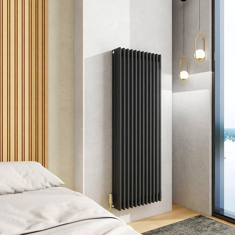 Modern Splash Cast Iron Anthracite Radiator-CIR15-12-4N
