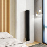 Modern Splash Cast Iron Black Radiator-CIR15-4-4K
