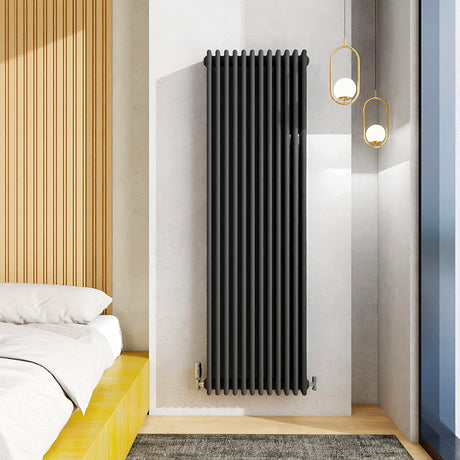 Modern Splash Cast Iron Anthracite Radiator-CIR18-12-4N
