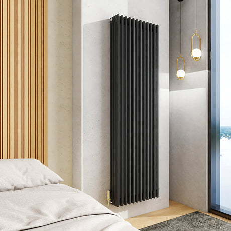 Modern Splash Cast Iron Anthracite Radiator-CIR18-12-4N
