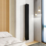 Modern Splash Cast Iron Black Radiator-CIR18-4-4K
