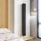 Modern Splash Cast Iron Anthracite Radiator-CIR18-8-4N

