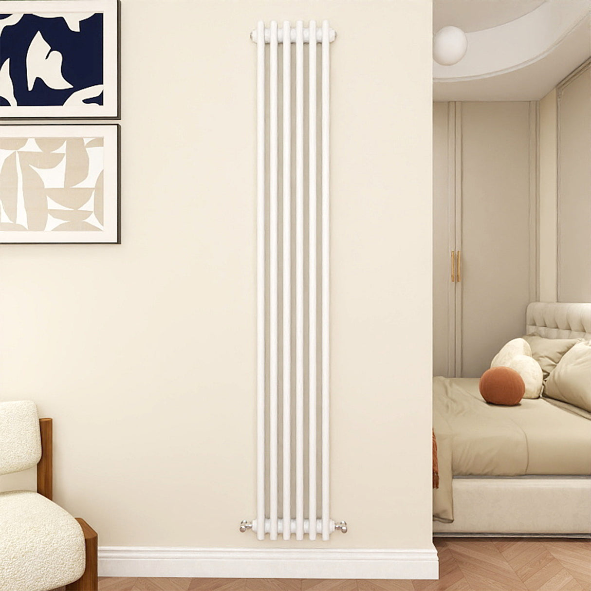 Modern Splash Cast Iron White radiator-CIR18-6-3T
