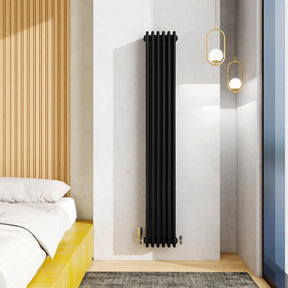 Modern Splash Cast Iron Black Radiator-CIR18-6-4K
