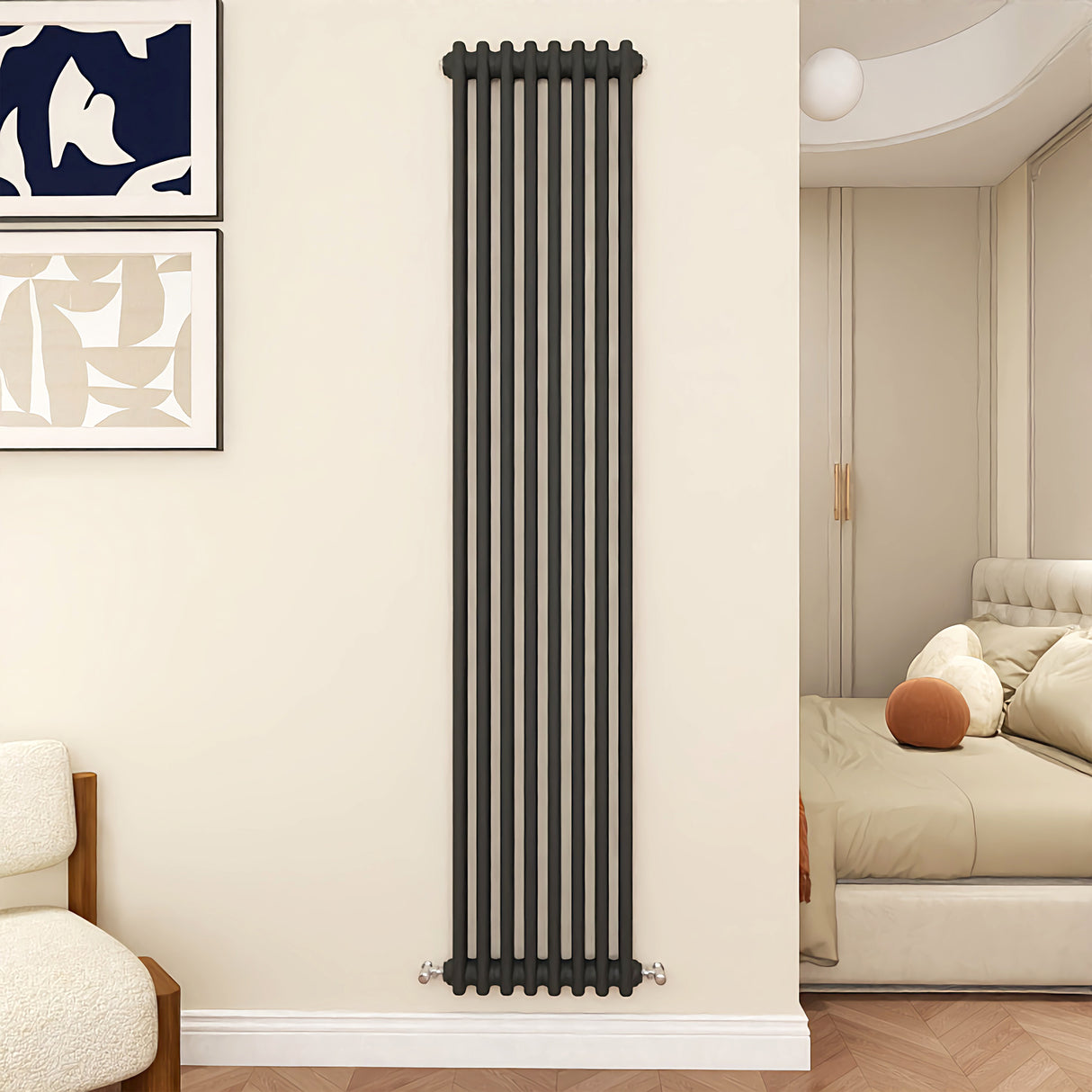 Modern Splash Cast Iron Anthracite radiator-CIR18-8-2N
