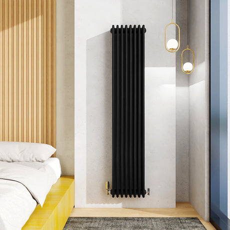 Modern Splash Cast Iron Black Radiator-CIR18-8-4K
