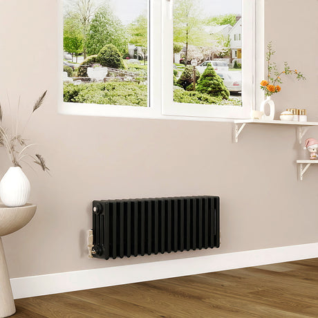 Modern Splash Cast Iron Black Radiator-CIR3-18-4K
