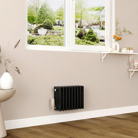 Modern Splash Cast Iron Black Radiator-CIR3-9-4K
