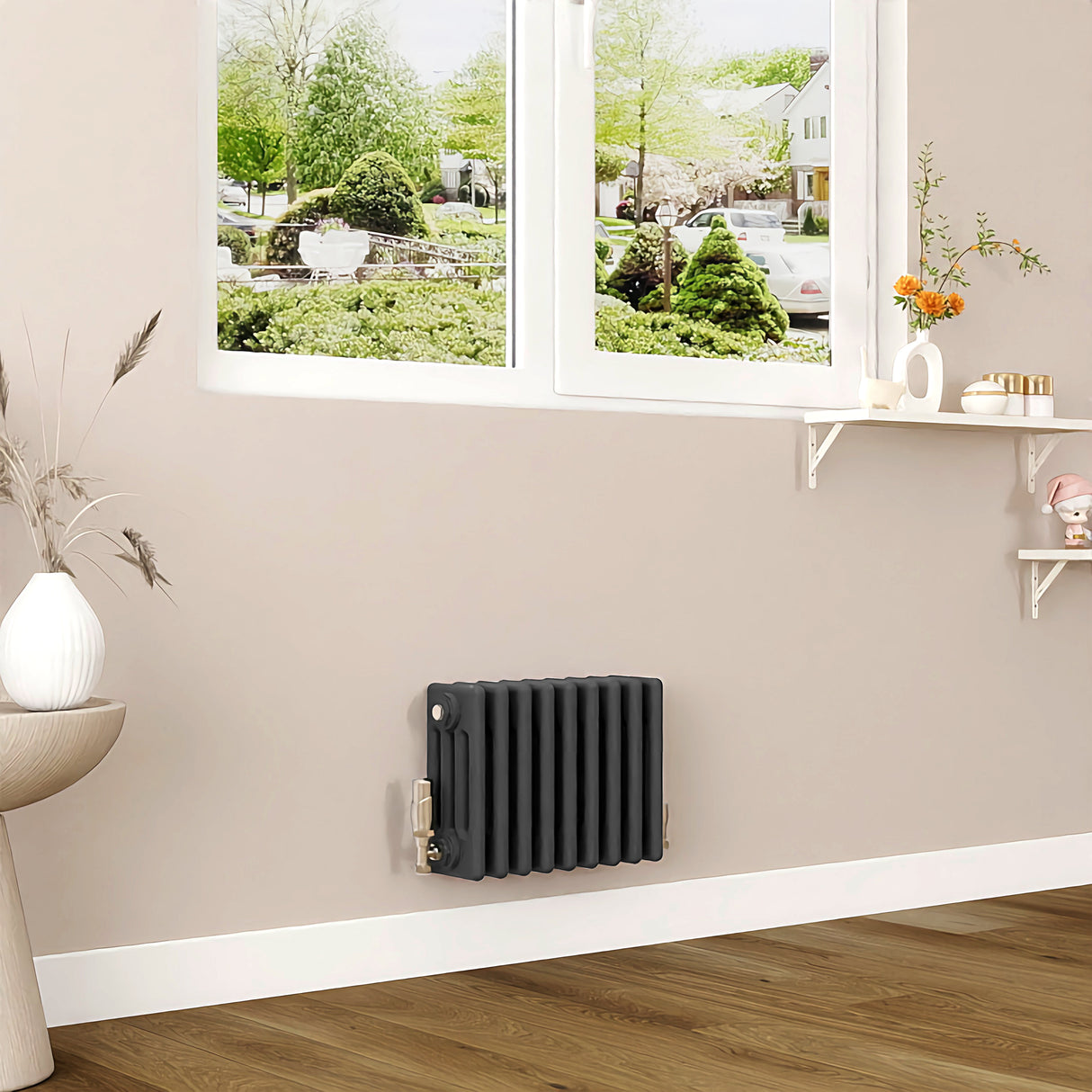 Modern Splash Cast Iron Anthracite Radiator-CIR3-9-4N
