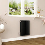Modern Splash Cast Iron Black Radiator-CIR6-9-4K
