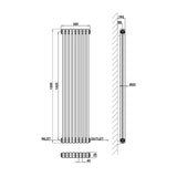Modern Splash Cast Iron Radiator Size CIR15-8-2