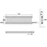 Modern Splash Cast Iron Radiator Size CIR3-22-2
