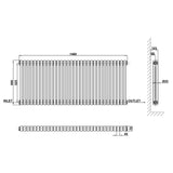 Modern Splash Cast Iron Radiator Size CIR6-32-2

