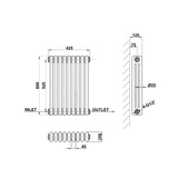 Modern Splash Cast Iron Radiator Size CIR6-9-3