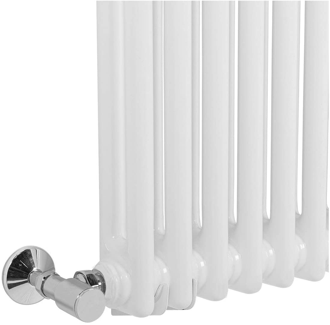 Modern Splash Cast Iron White Radiator Details
