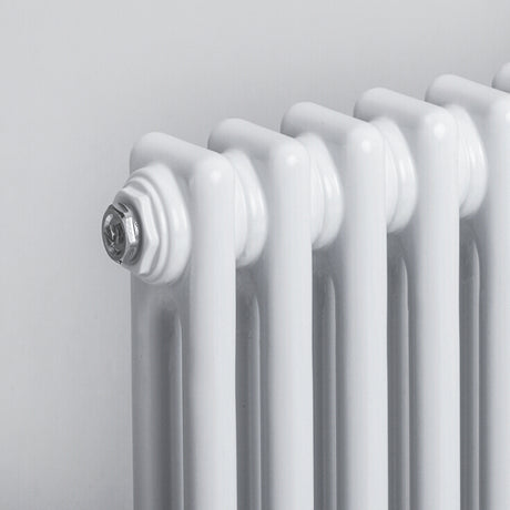 Modern Splash Cast Iron White Radiator Details