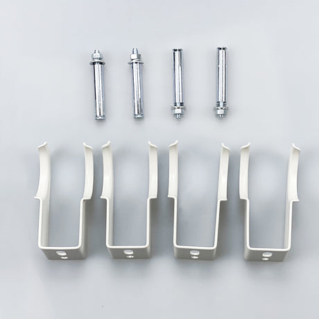 Modern Splash Cast Iron White Radiator Installation Brackets

