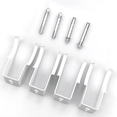 Modern Splash Cast Iron Radiator Installation Brackets CIR3-9-3T
