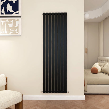 Modern Splash Flat Panel Black radiator-FP18-8-1K
