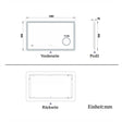 Modern Splash Led Mirror- BM-HD1505BSTM 
