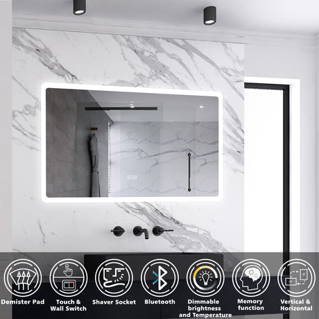 Modern Splash Led Mirror- BM-HD1505BS