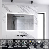Modern Splash 1000*600 Bluetooth Led Mirror Anti-fogging