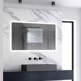 Modern Splash 1000*600mm adjustable brightness Led Mirror with Anti-fogging